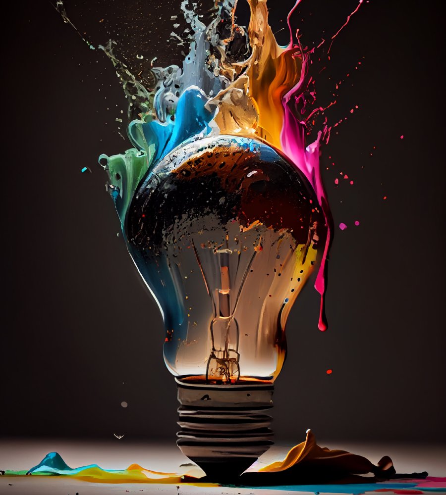 graphic-designing bulb